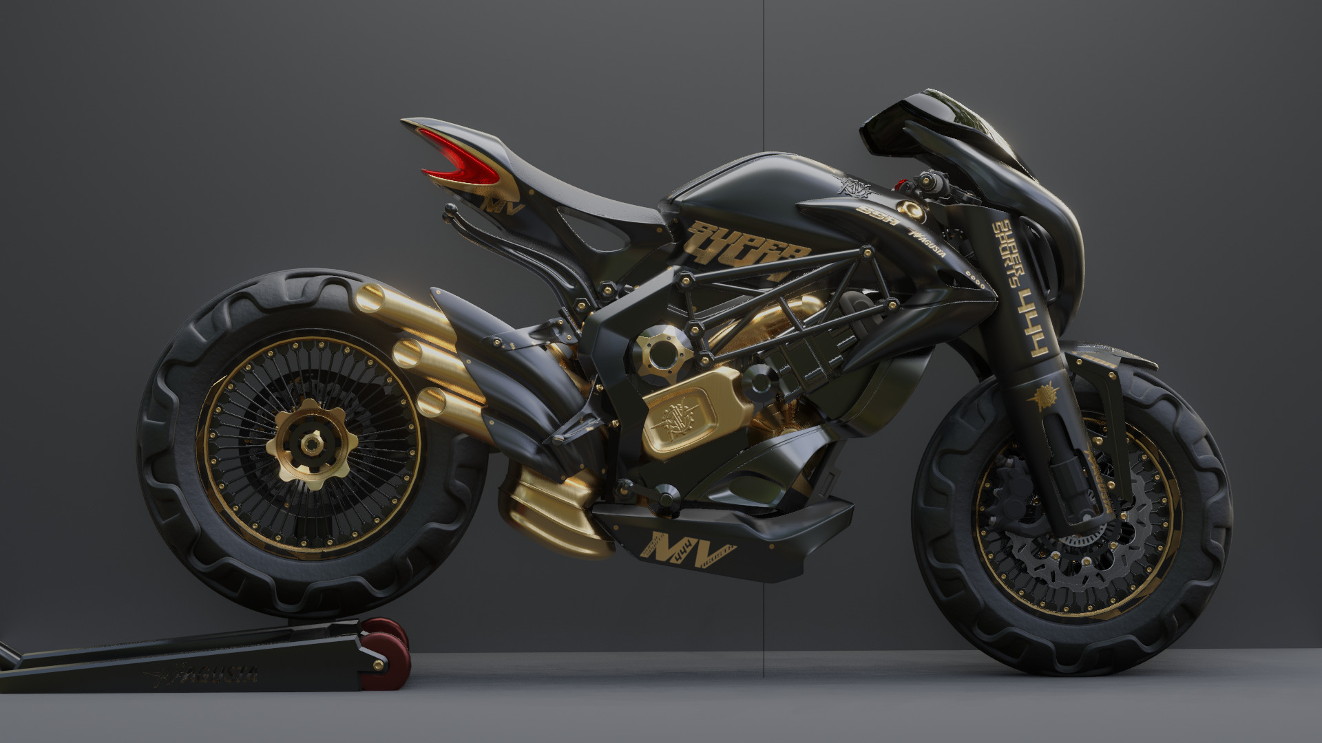 MV Agusta  - Concept Superbike 3D model_60