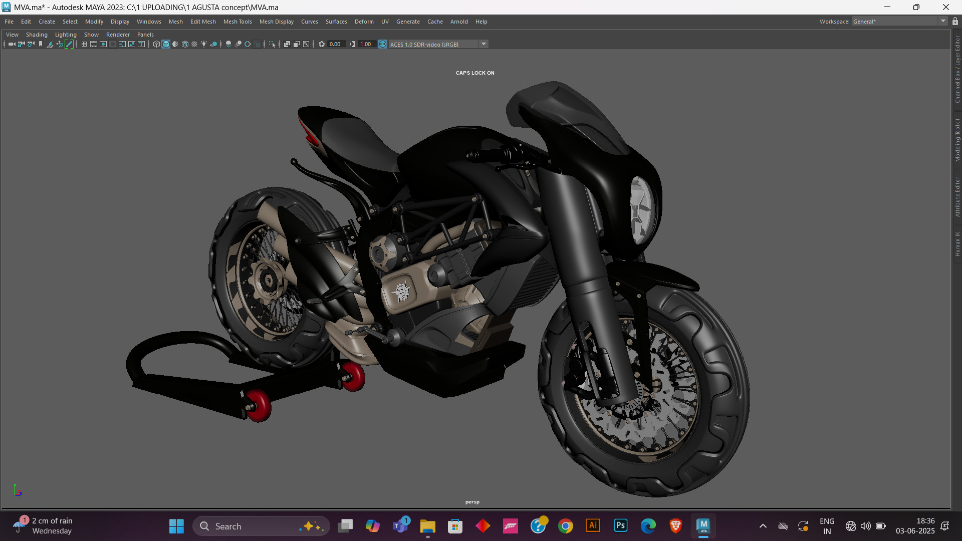 MV Agusta  - Concept Superbike 3D model_10