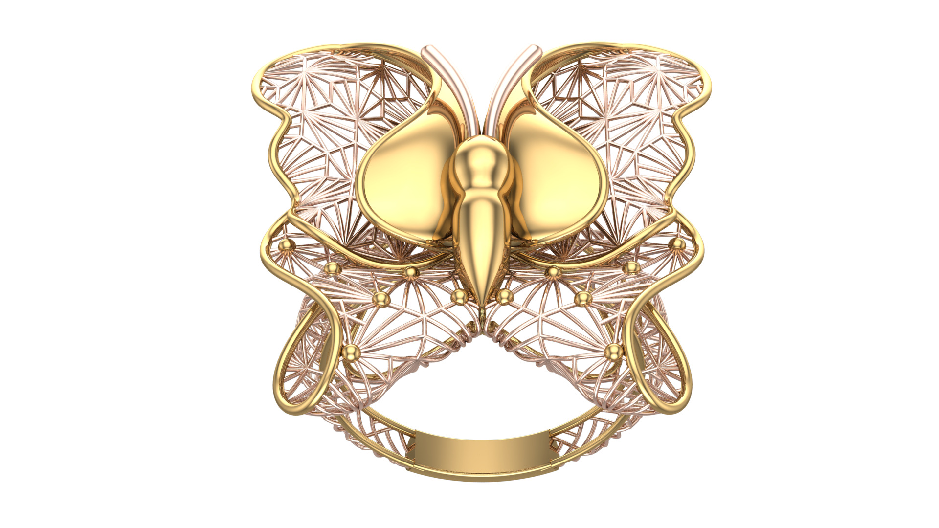 Golden Wings-Wings of Summer-Half Set-H2-15- 3D print model_6