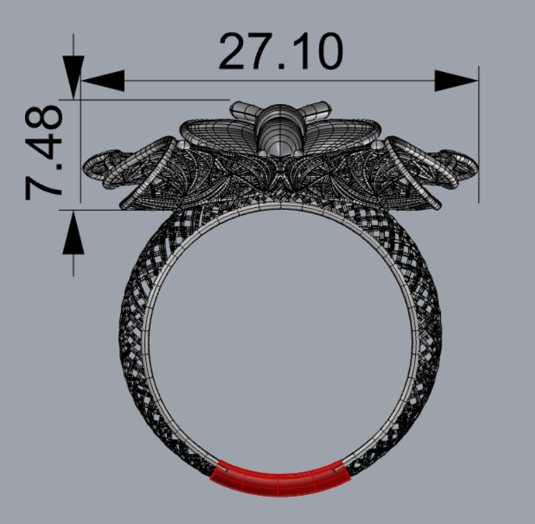 Golden Wings-Wings of Summer-Half Set-H2-15- 3D print model_11