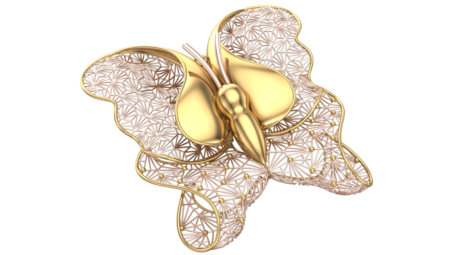 Golden Wings-Wings of Summer-Half Set-H2-15- 3D print model_3