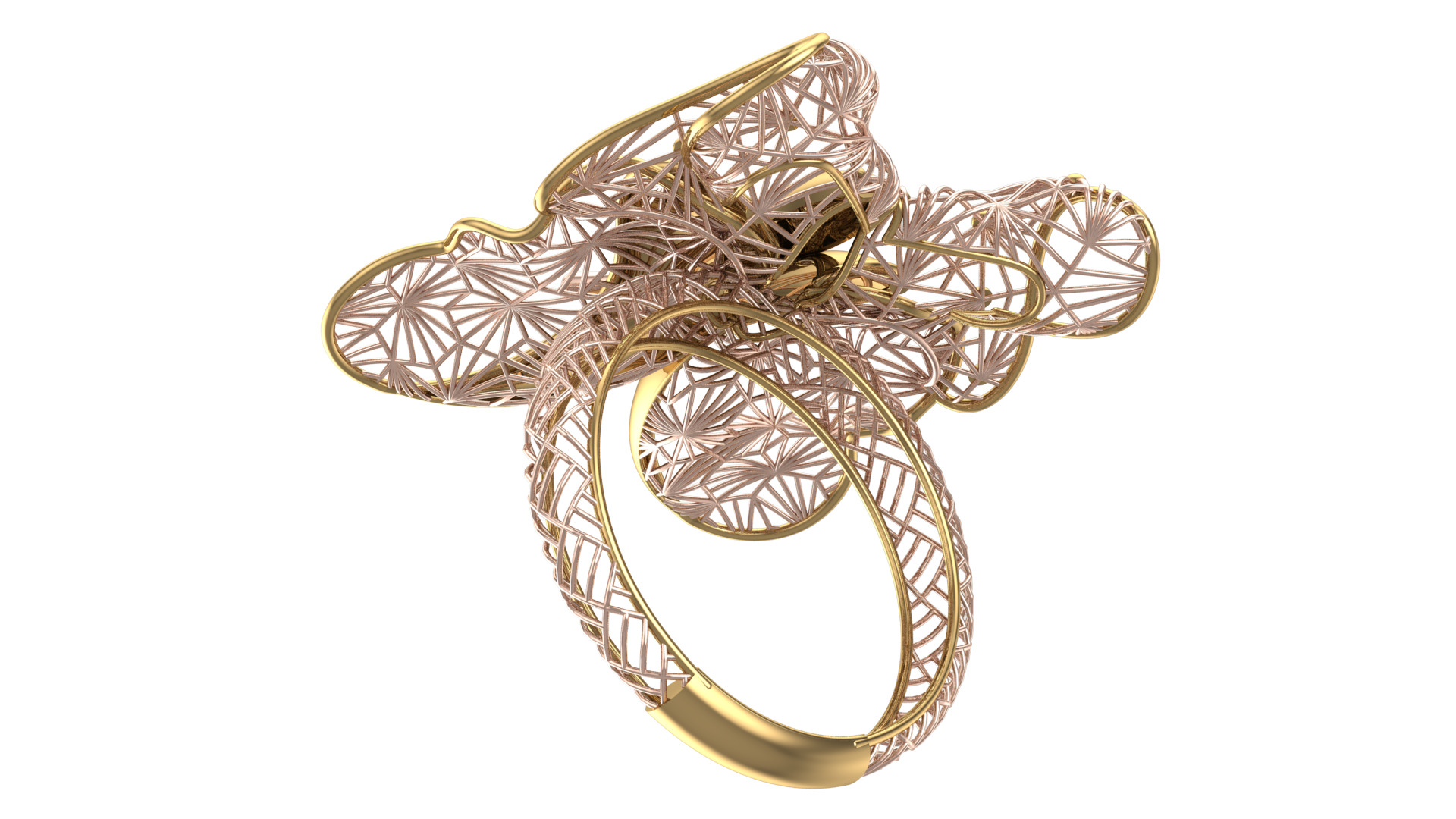 Golden Wings-Wings of Summer-Half Set-H2-15- 3D print model_8