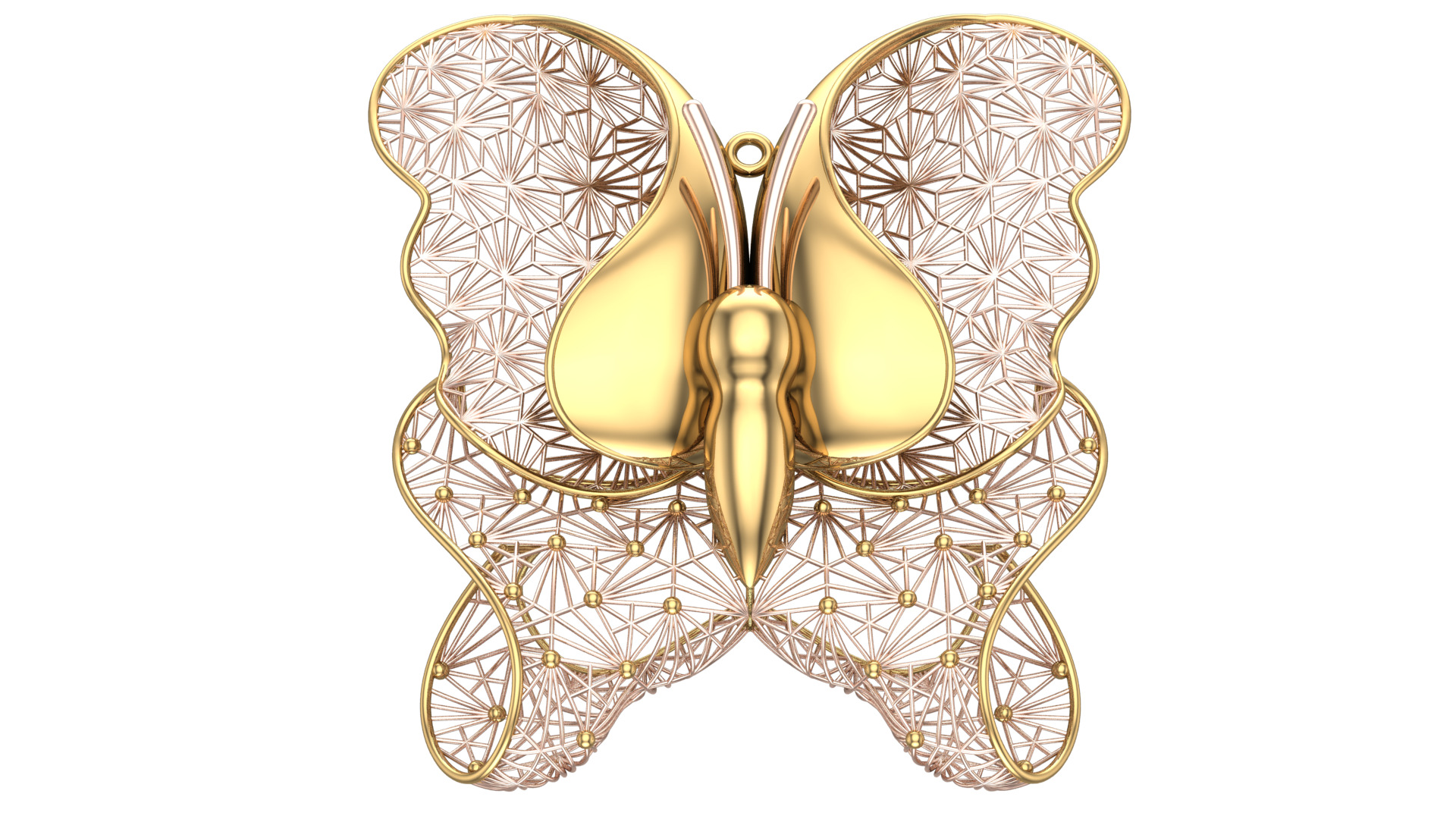 Golden Wings-Wings of Summer-Half Set-H2-15- 3D print model_5