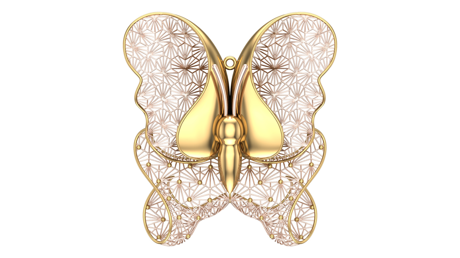 Golden Wings-Wings of Summer-Half Set-H2-15- 3D print model_7