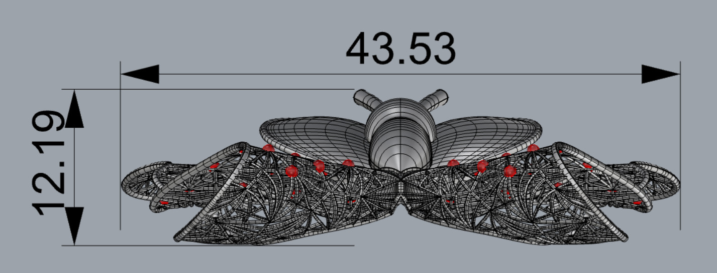 Golden Wings-Wings of Summer-Half Set-H2-15- 3D print model_13
