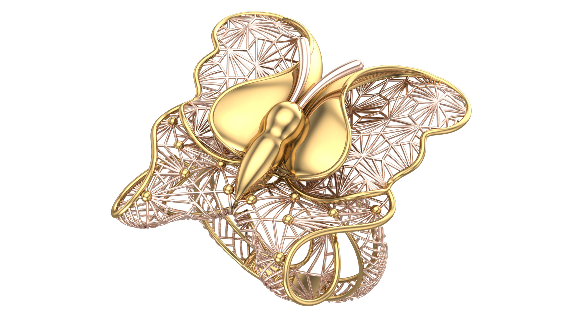 Golden Wings-Wings of Summer-Half Set-H2-15- 3D print model_2