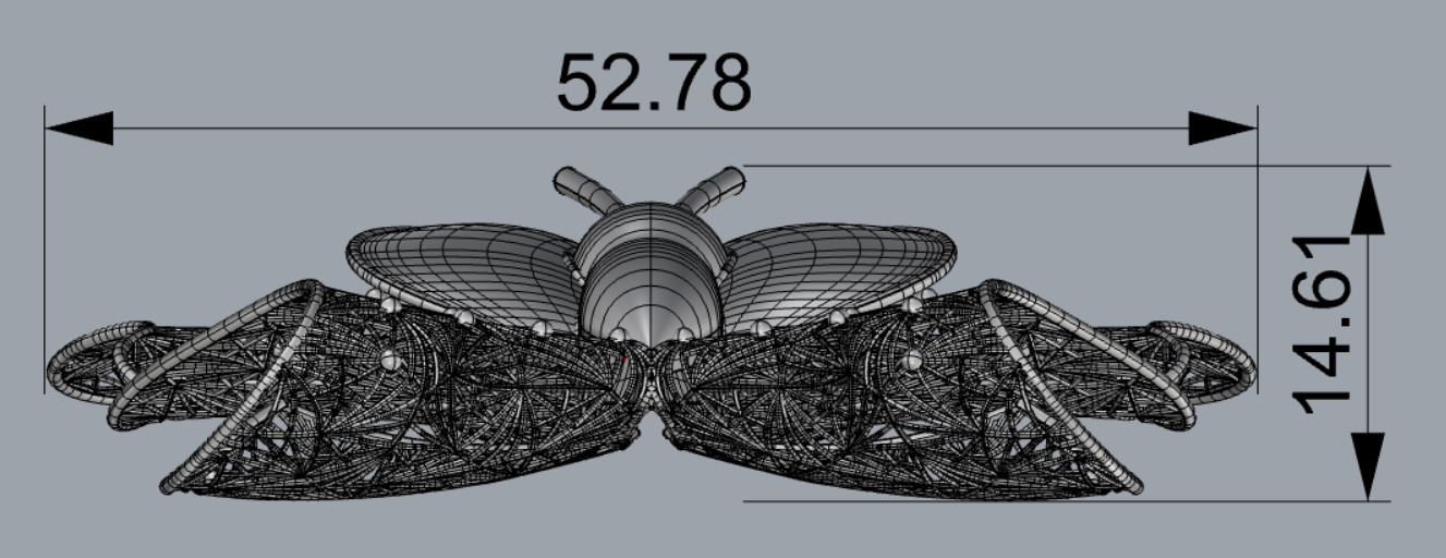 Golden Wings-Wings of Summer-Half Set-H2-15- 3D print model_15