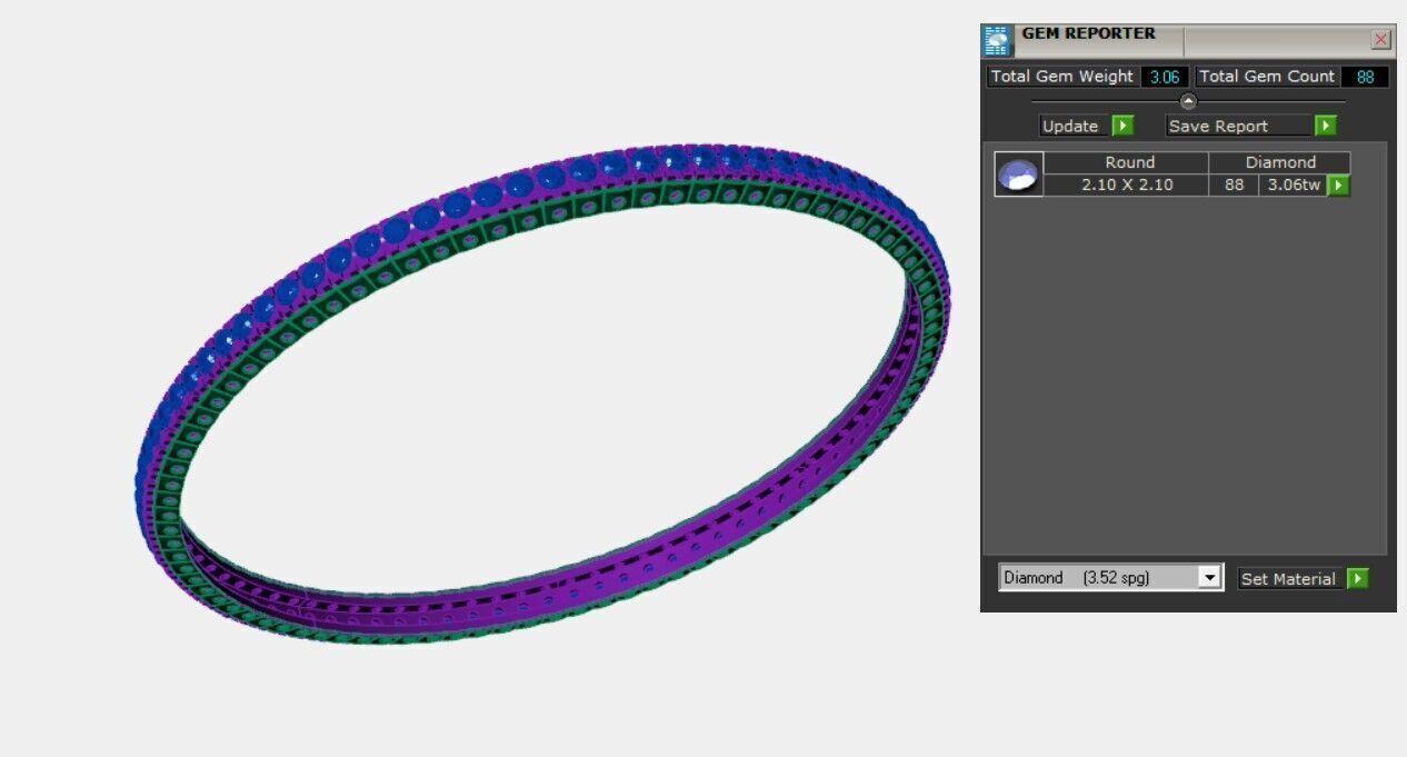 Bracelets 3D print model_3