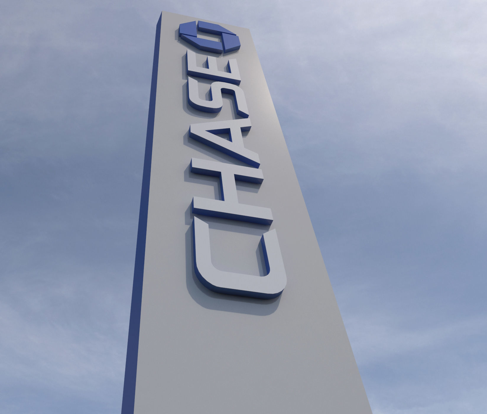 Chase Bank 3D model_4