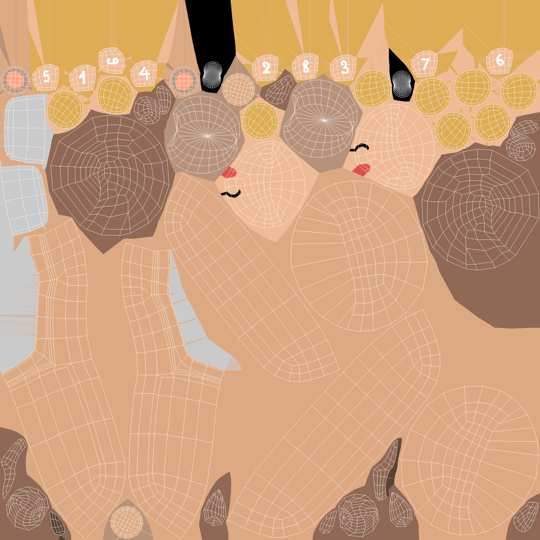 Cute Hedgehong Phone Toy 3D Model - Stylized Cartoon Mobile Low-poly 3D model_6