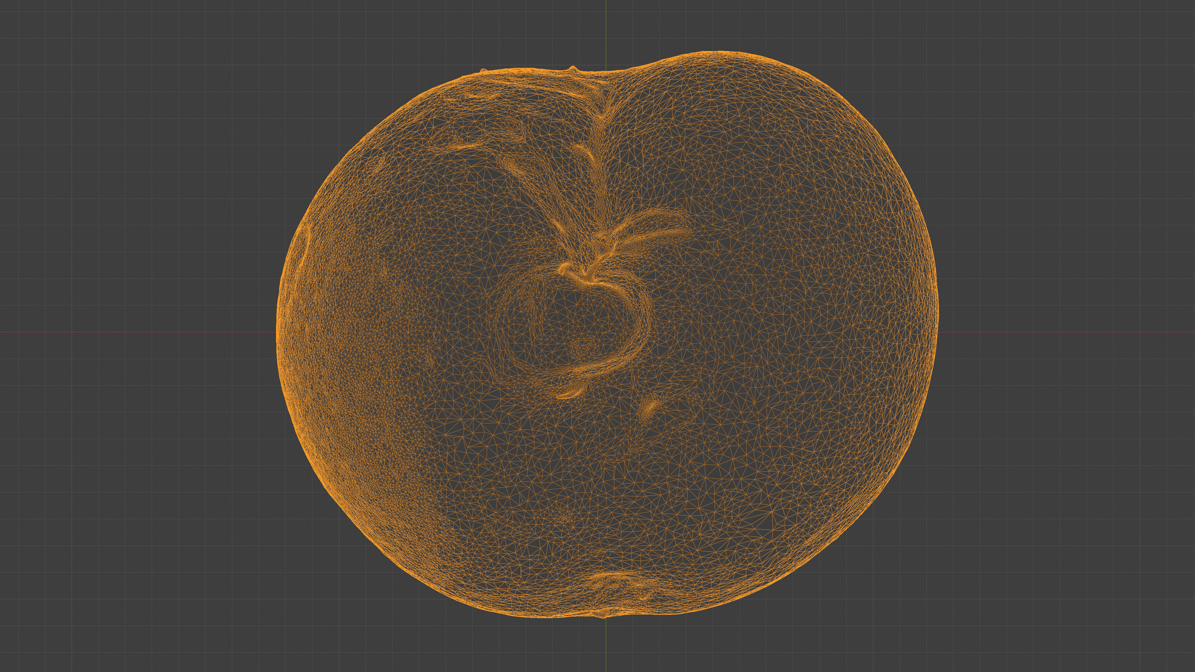 Red Radish - Whole Root Vegetable Scan Low-poly 3D model_37