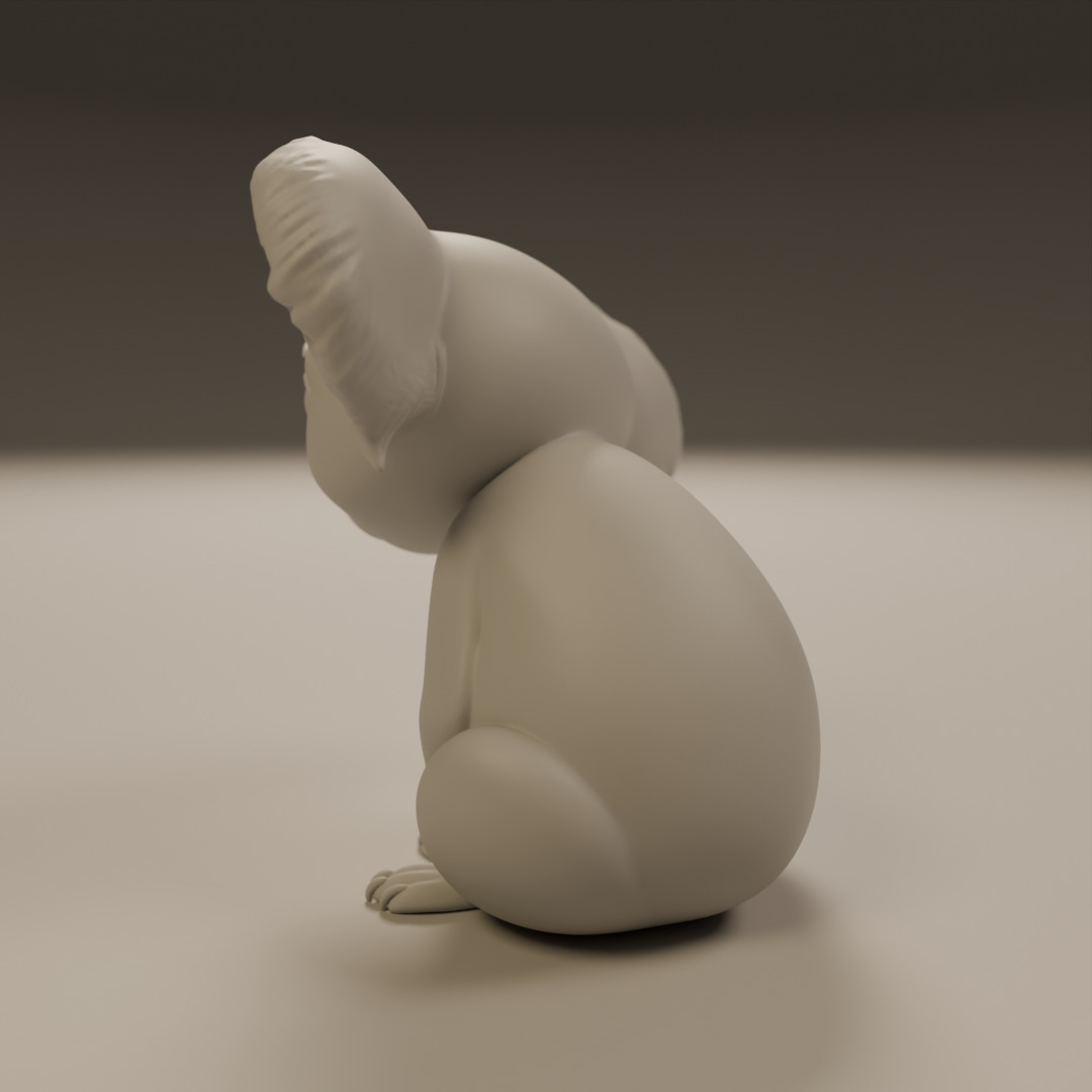 koala 3D print model_7