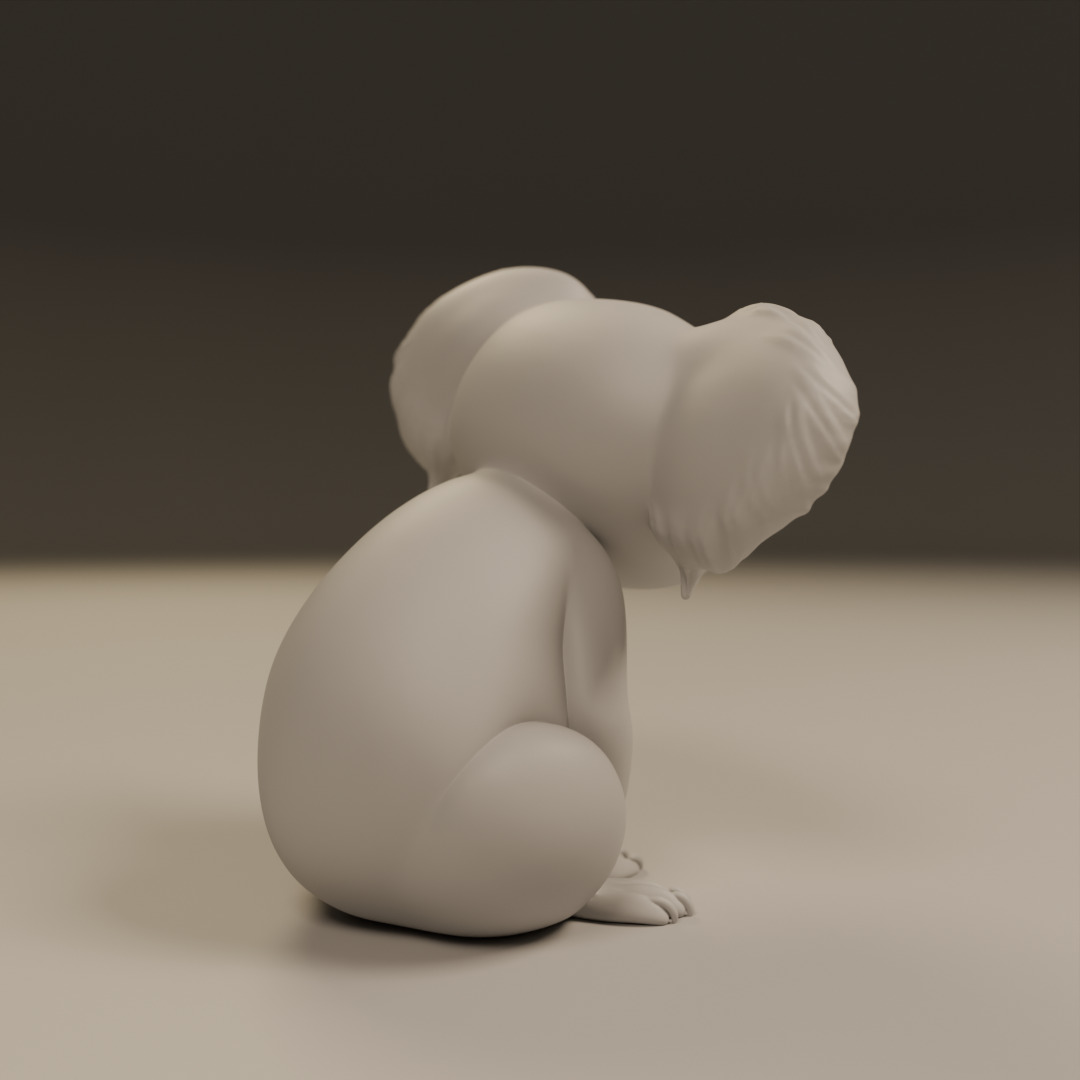 koala 3D print model_6
