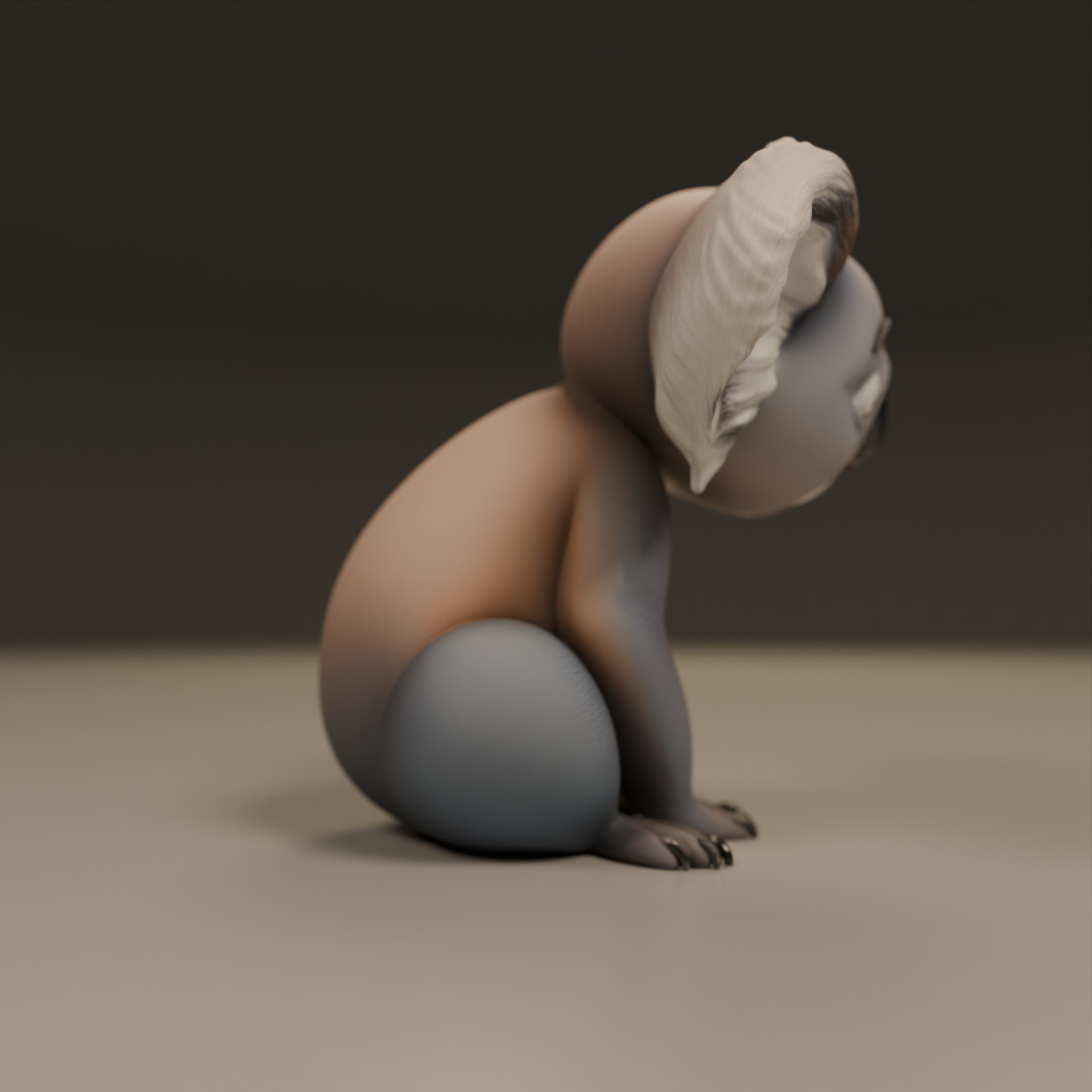 koala 3D print model_12
