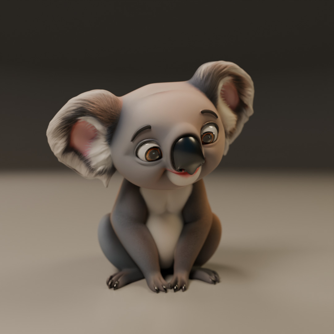 koala 3D print model_18
