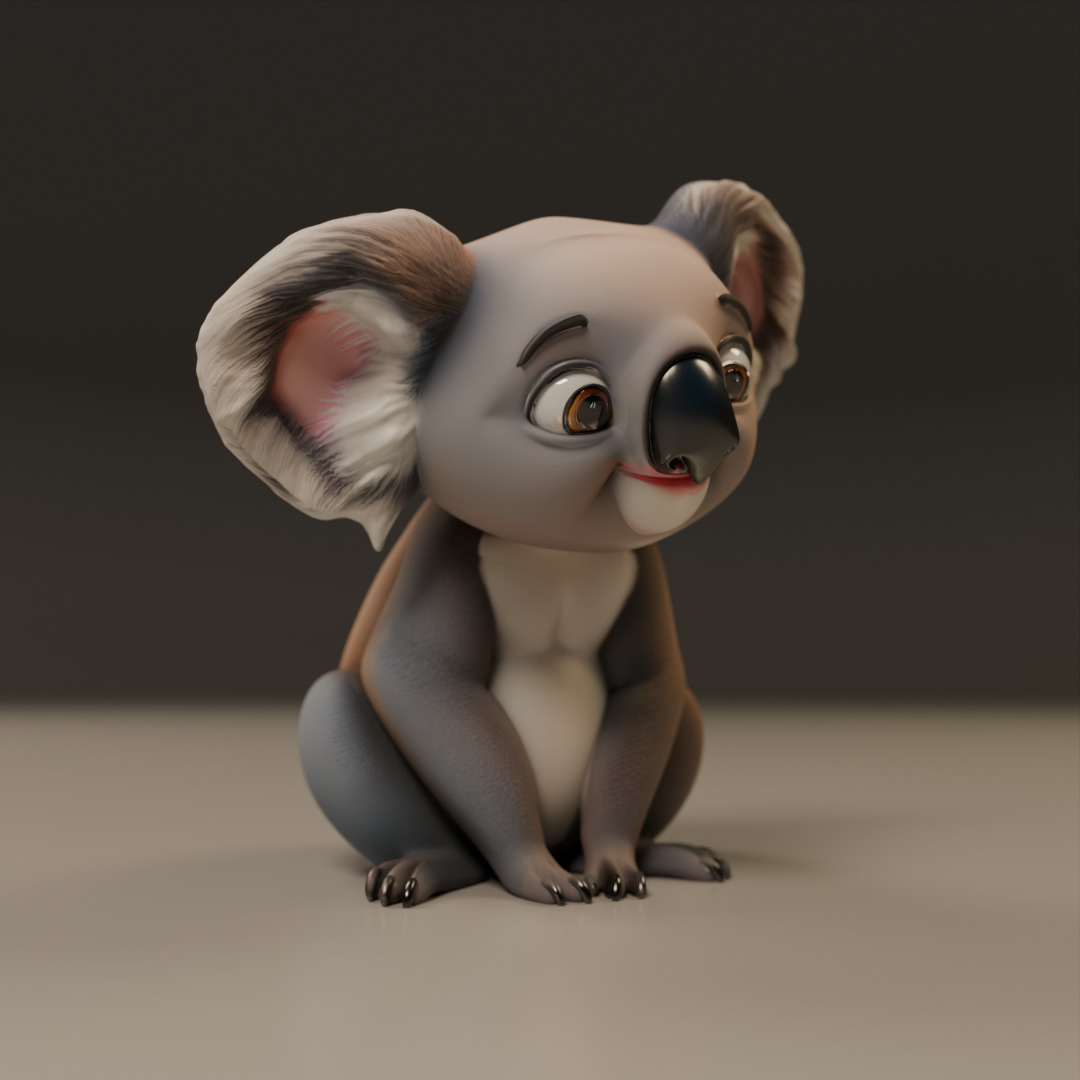 koala 3D print model_17