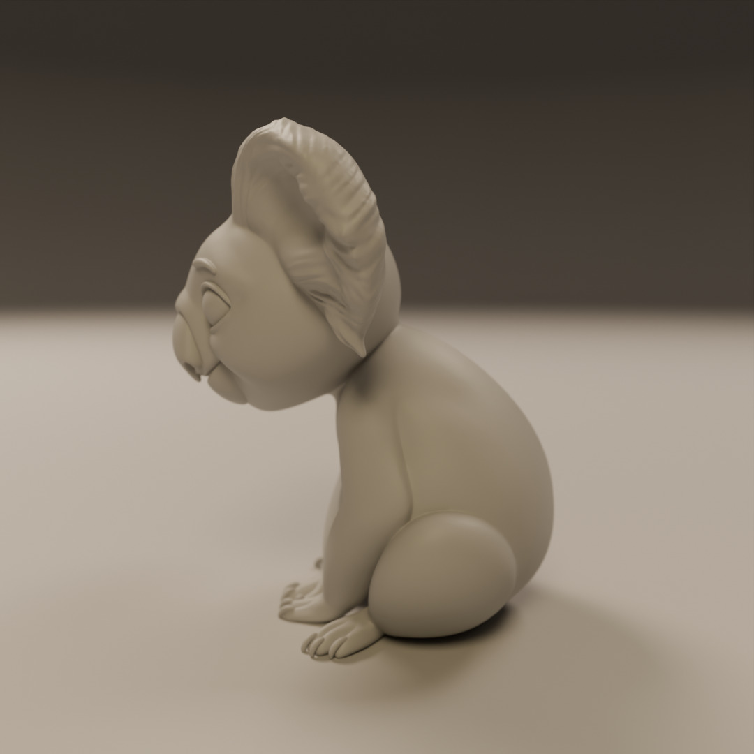 koala 3D print model_2