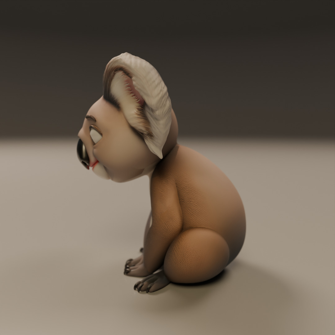 koala 3D print model_11