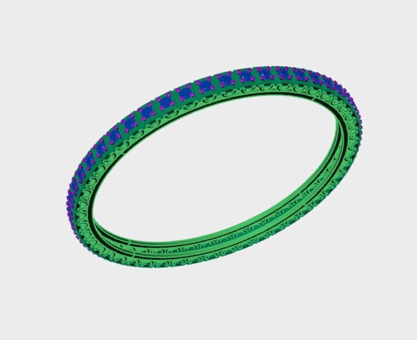 Bracelets 3D print model_2