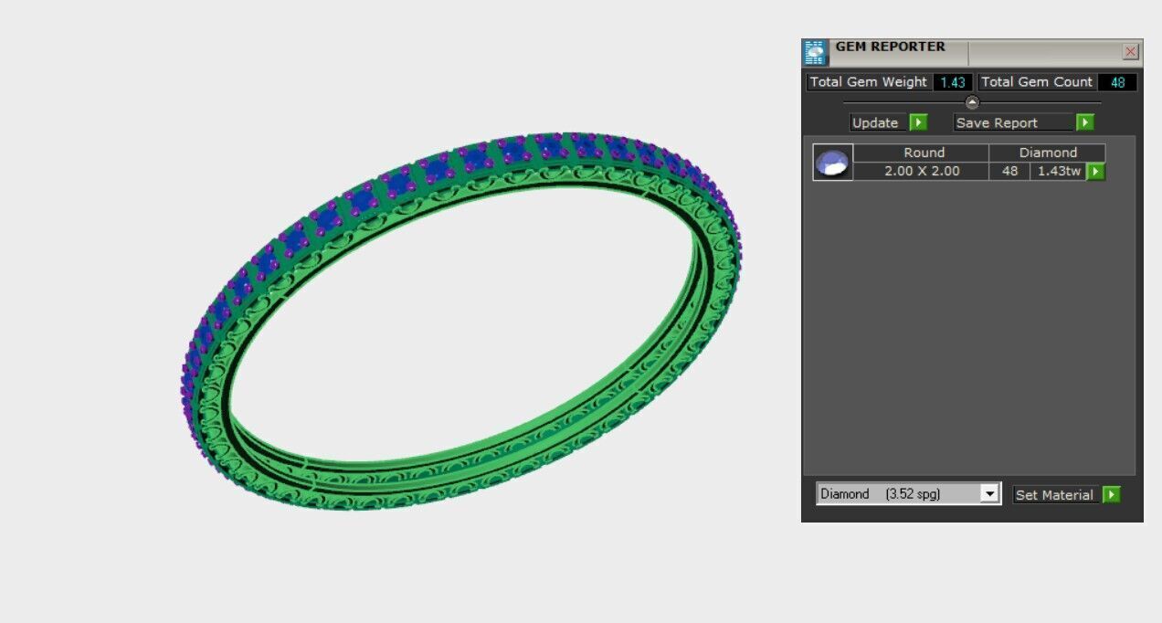 Bracelets 3D print model_3