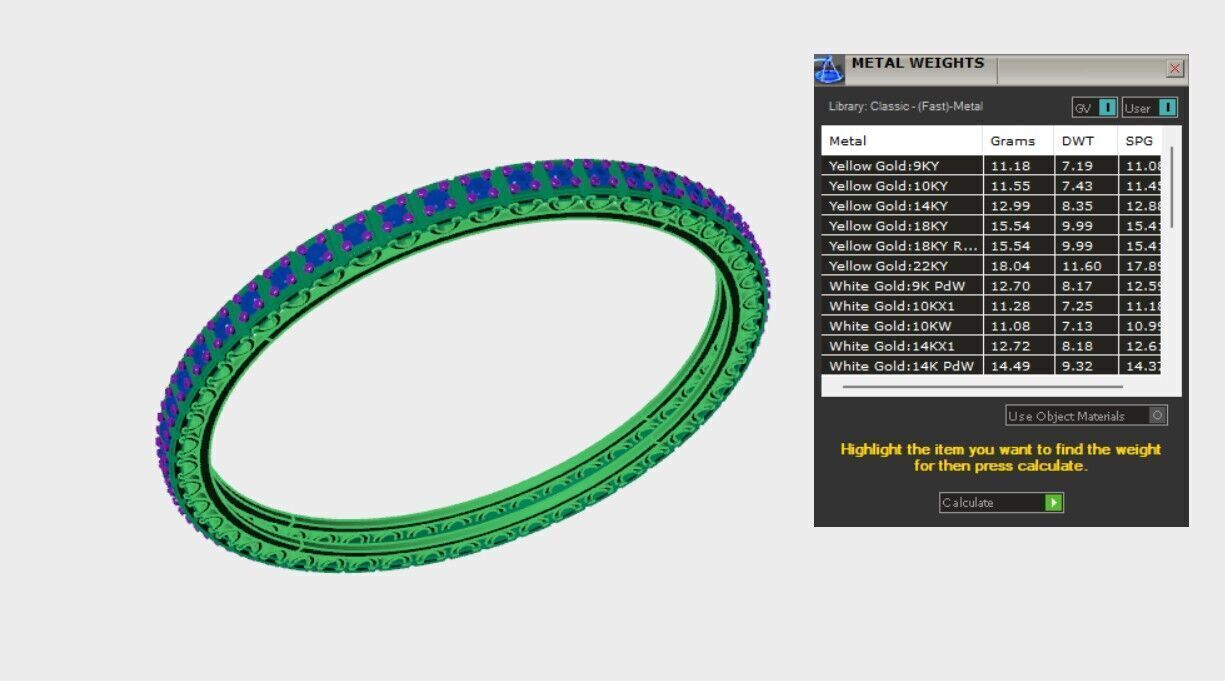 Bracelets 3D print model_4