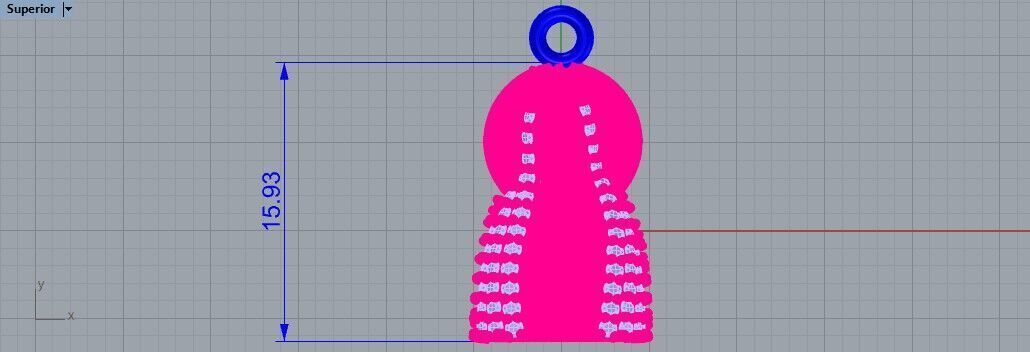 Dije Virgen Maria  3D print model_4