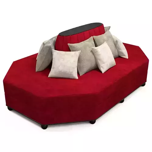 Octagonal Restaurant Sofa
