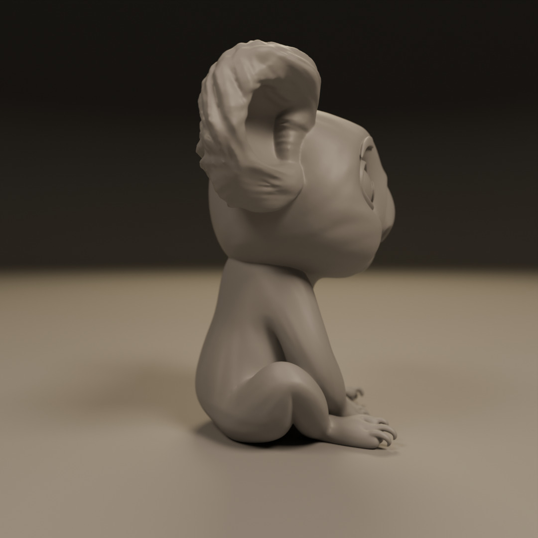 koala 3D print model_10