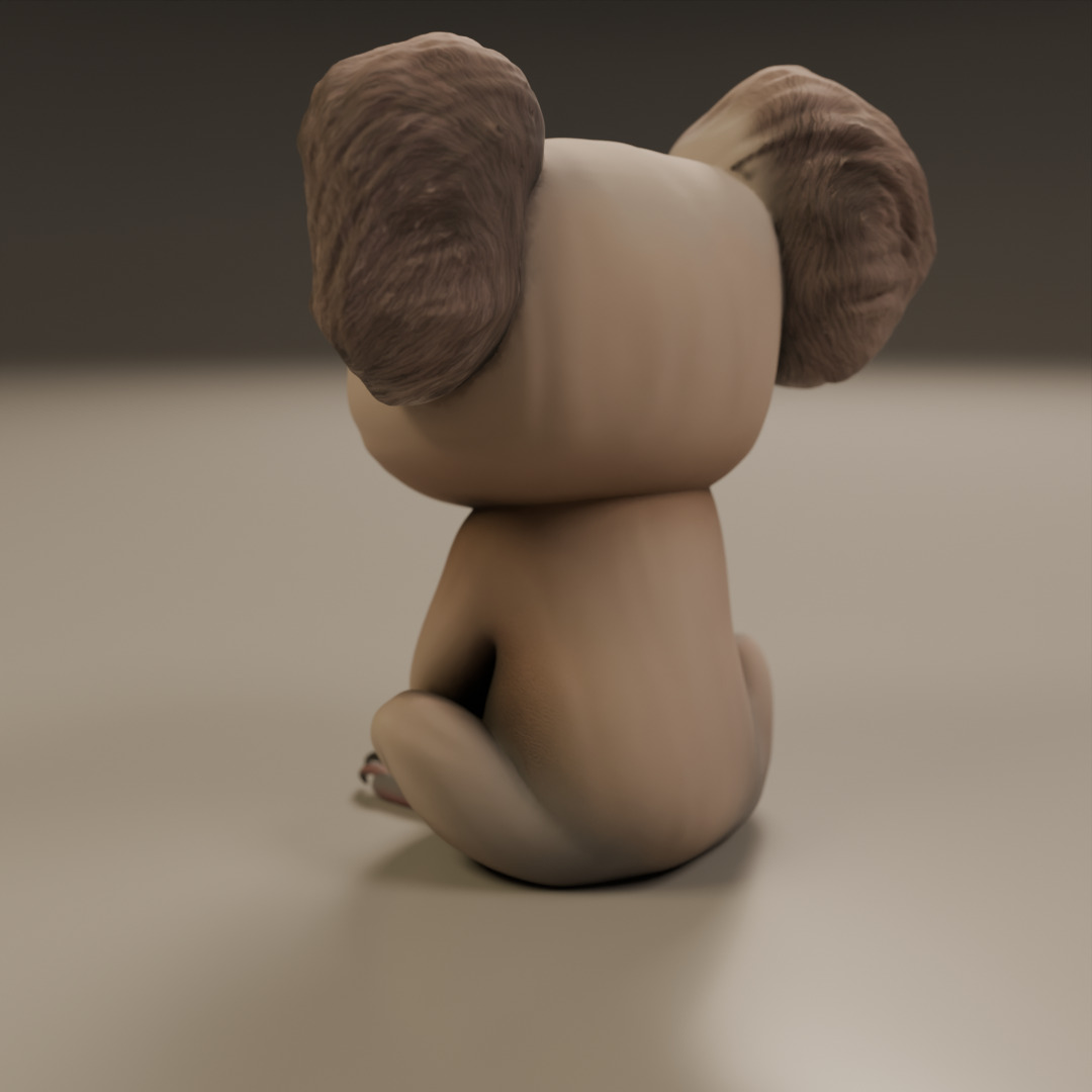 koala 3D print model_7