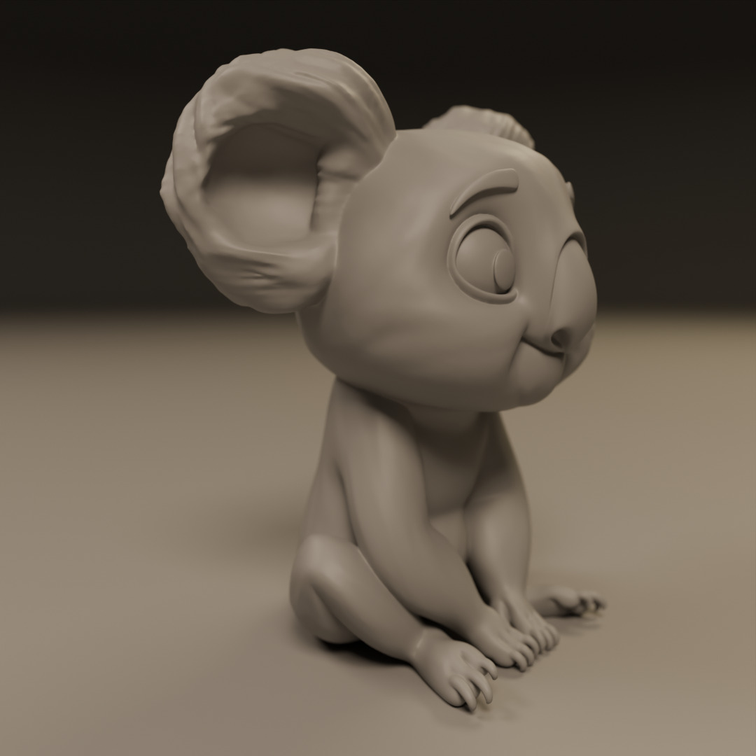koala 3D print model_13