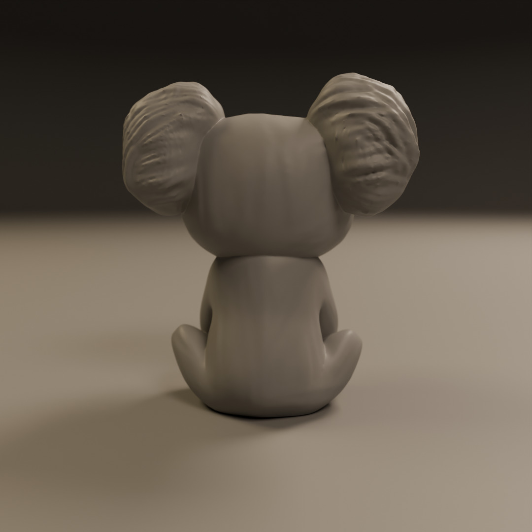 koala 3D print model_12