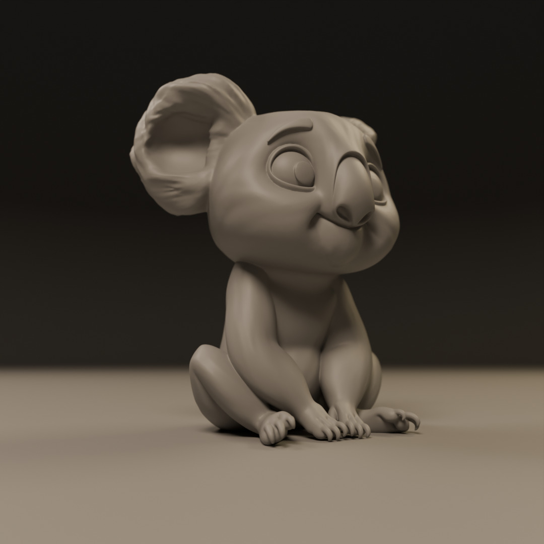 koala 3D print model_17