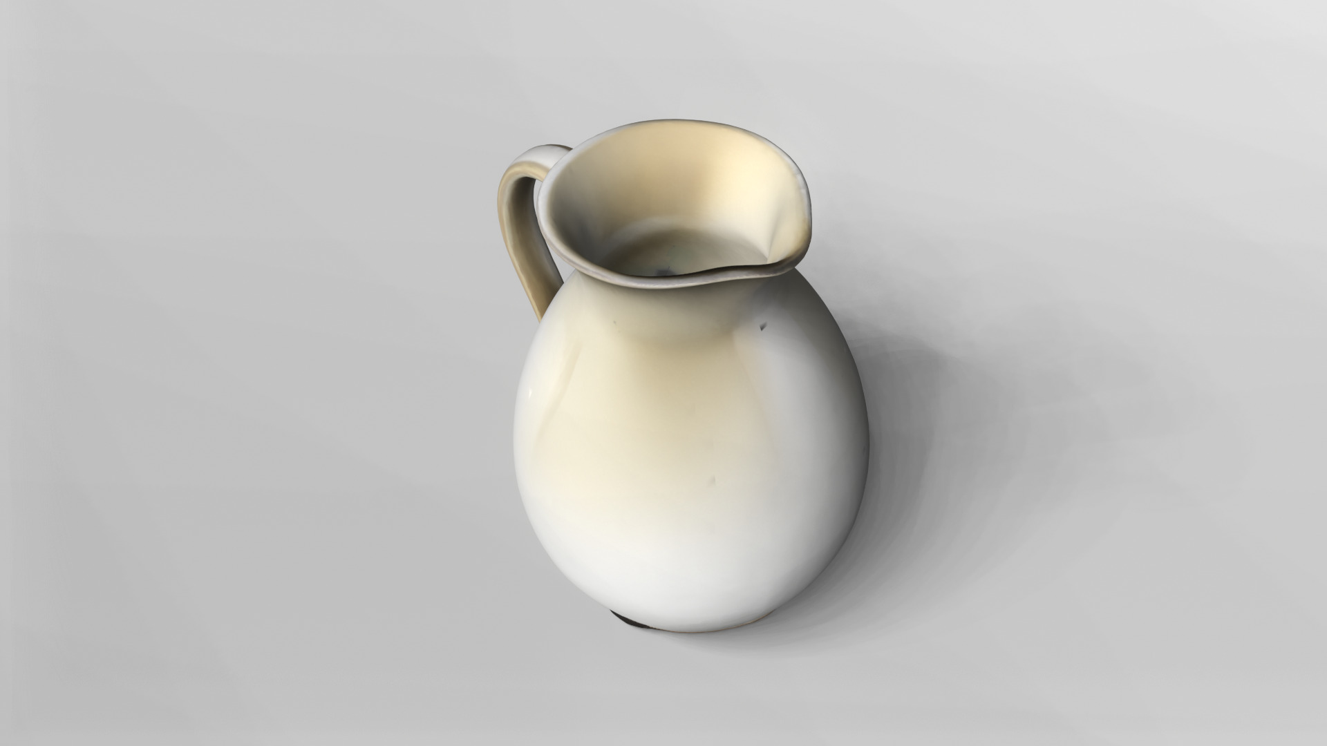 Elegant Ceramic Pitcher 3D Model 3D model_3