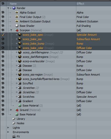 A highly detailed and UV textured 3d model of a scorpion 3D model_12