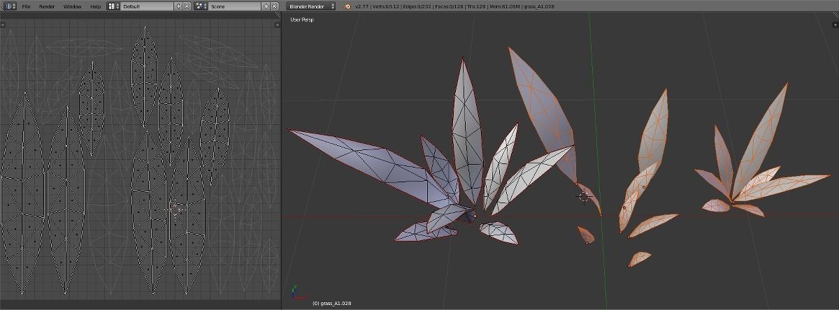 Garden Pack scene models with textures Low-poly 3D model_9