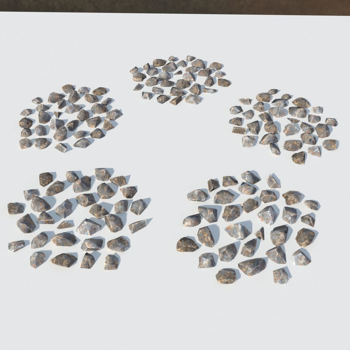 Garden Pack scene models with textures Low-poly 3D model_6