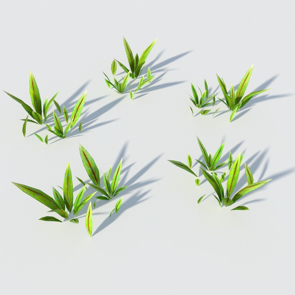 Garden Pack scene models with textures Low-poly 3D model_3