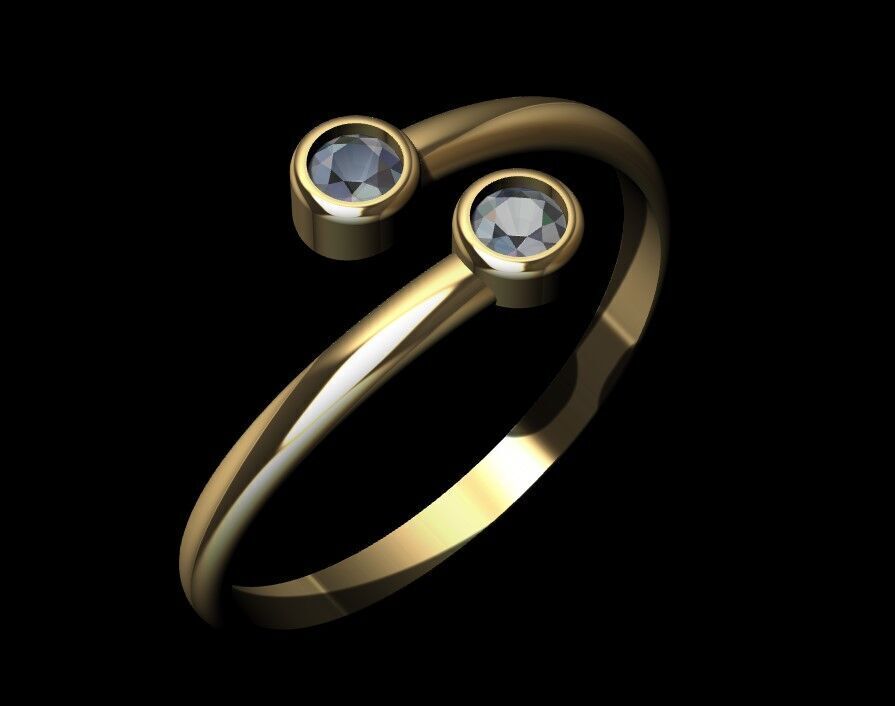 Minimal Ring Free 3D print model_2