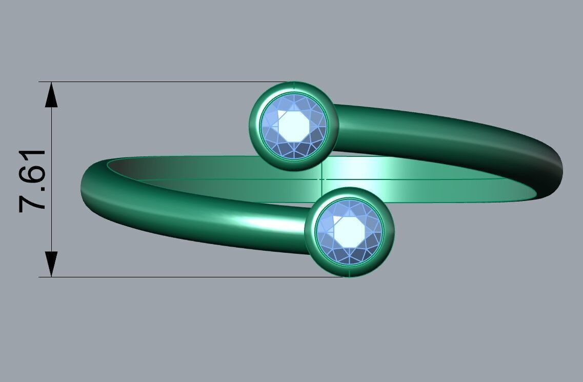 Minimal Ring Free 3D print model_4