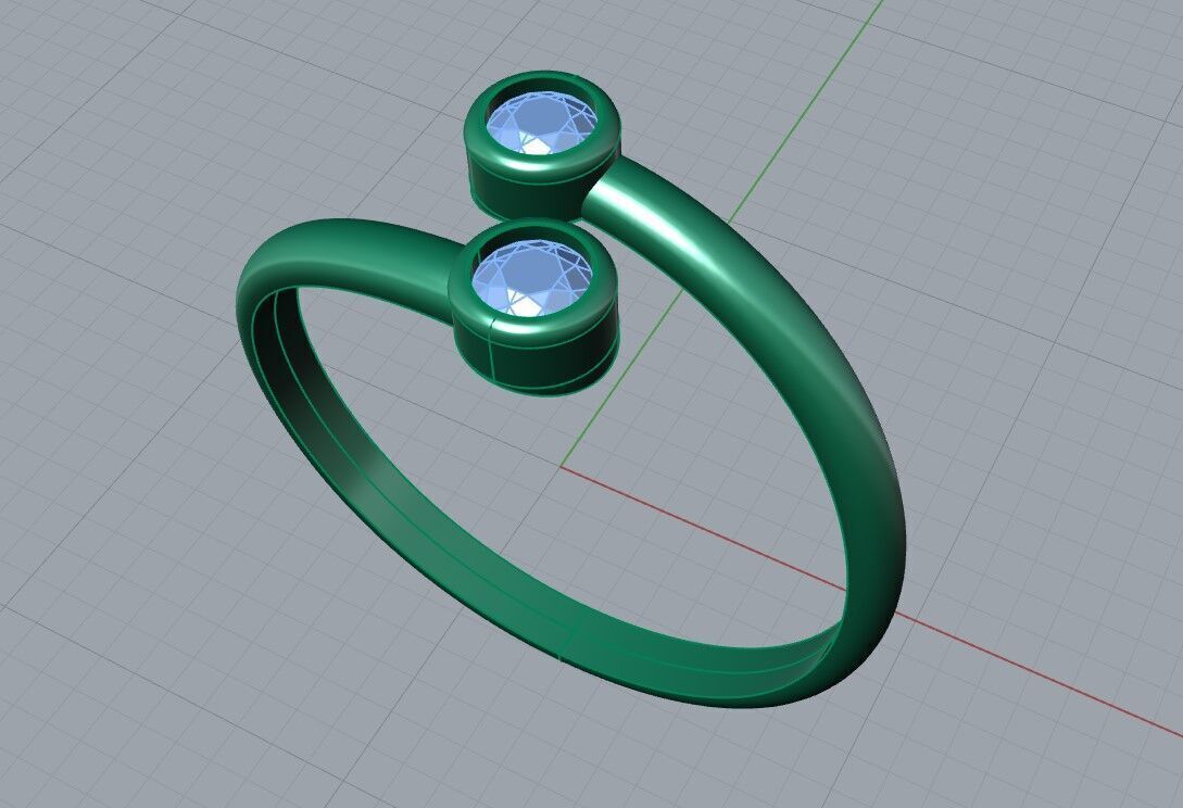 Minimal Ring Free 3D print model_5
