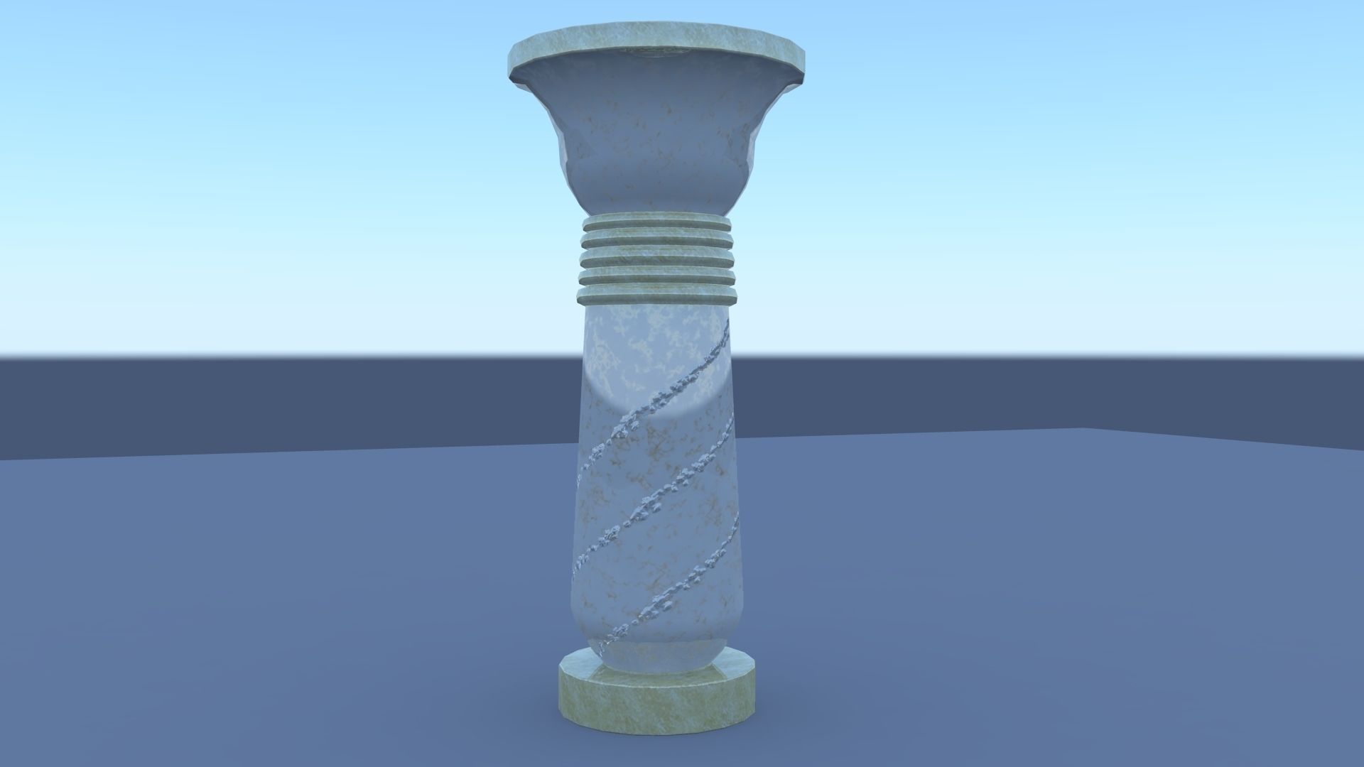 Pillar Pack Low-poly 3D model_7