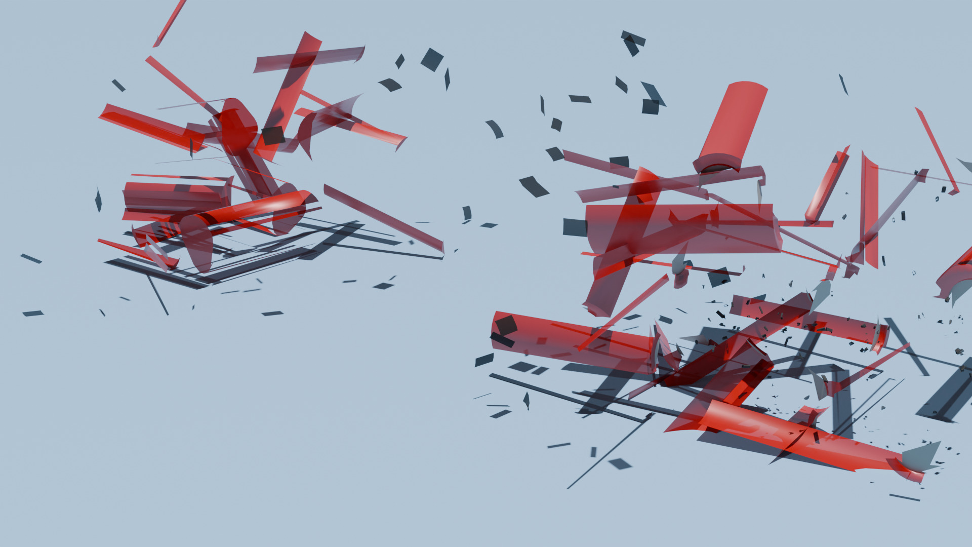 Explosion TNT Plus Wooden Boards PACK Low-poly 3D model_2