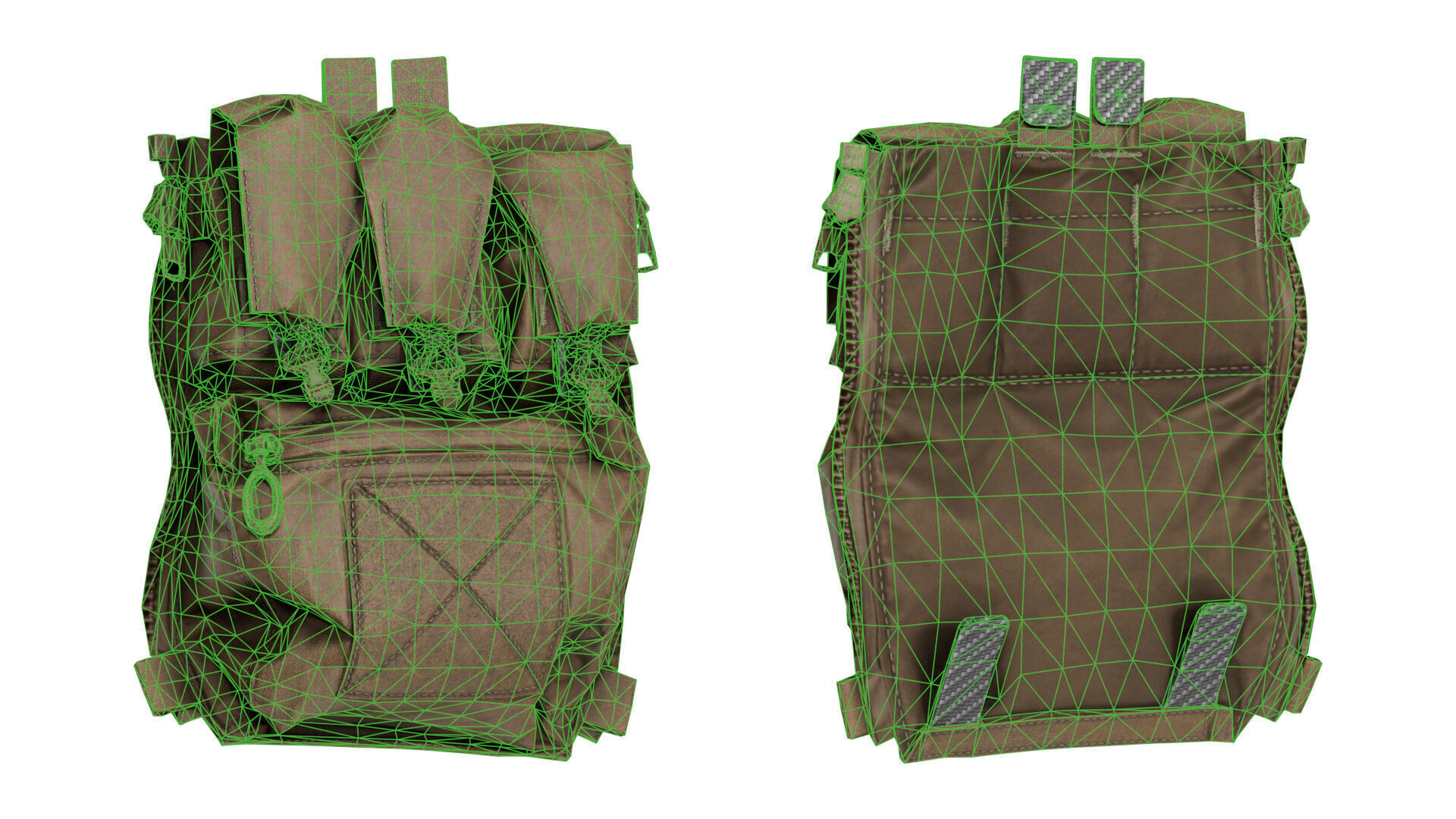 FERRO CONCEPTS BANGER BACK PANEL  Low-poly 3D model_4