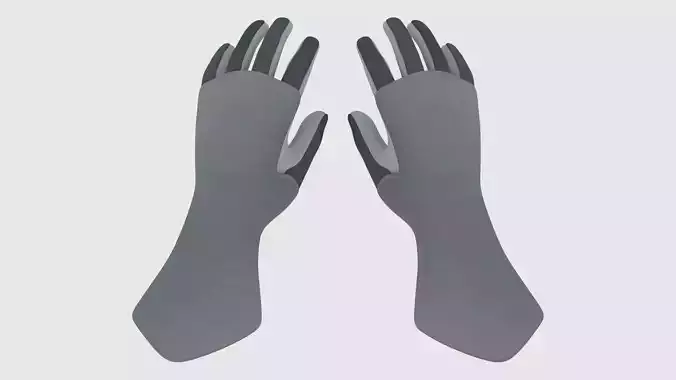 Armored Glove Gauntlets 3D Models