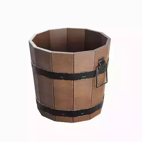 Wooden Bucket B 01