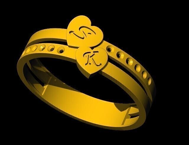 heart ring 3dm file 3D print model