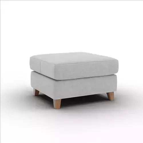 Lori Ottoman Soft Fabric Modern Living Room Furniture Free 3D model
