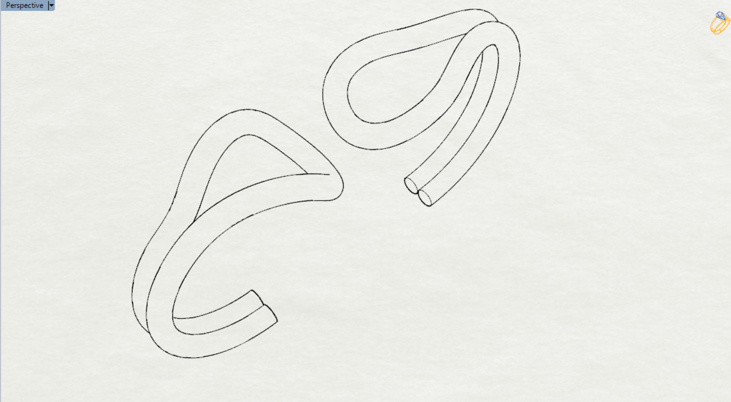 gold ring gr0025 3D print model_19