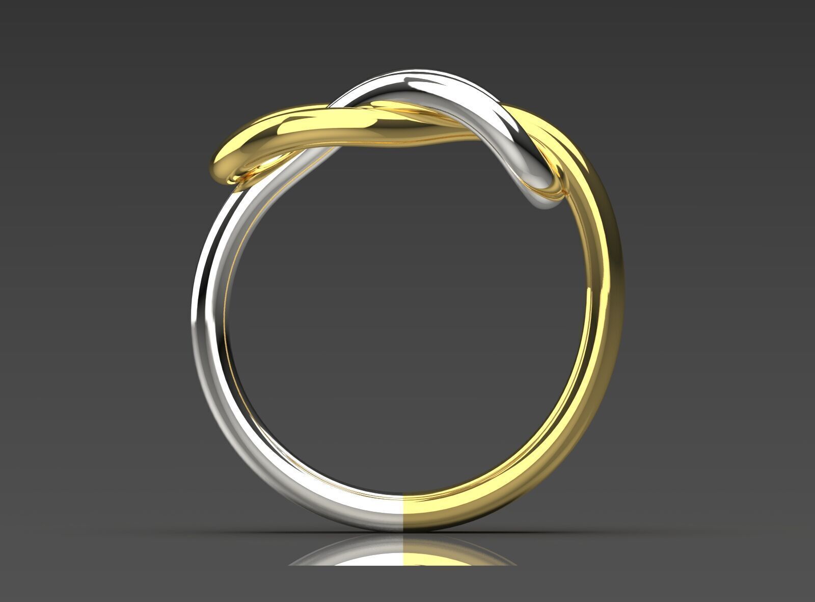 gold ring gr0025 3D print model_12