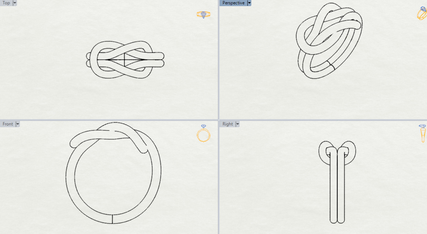 gold ring gr0025 3D print model_20